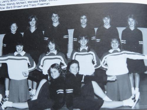 RCCA Jr High Cheerleading 1984